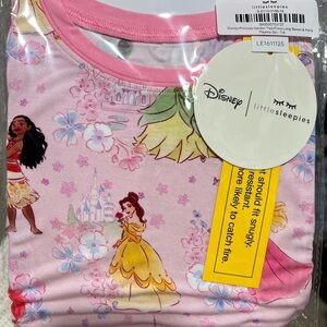 Disney Little Sleepies Princess Gardens Pajama Set in 7/8